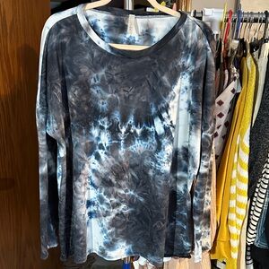 Tie-Dye Long Sleeve Top